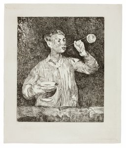 Gutt som blåser såpebobler av Édouard Manet
