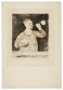 Gutt som blåser såpebobler av Édouard Manet