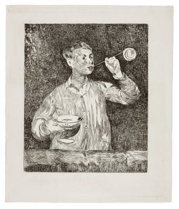 Gutt som blåser såpebobler av Édouard Manet