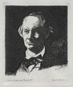Charles Baudelaire av Édouard Manet