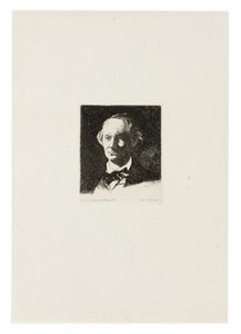 Charles Baudelaire, Full Face III av Édouard Manet