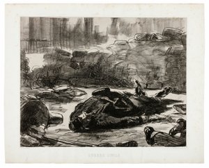 Borgerkrig av Édouard Manet