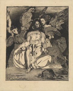 Dead Christ with Angels Christ aux anges, 18661867. av Édouard Manet
