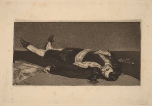 Død toreador av Édouard Manet