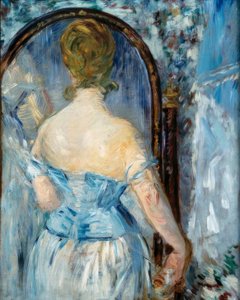 Foran speilet av Édouard Manet