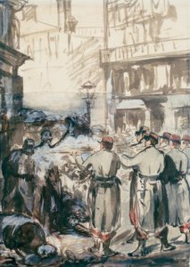 Barrikaden av Édouard Manet