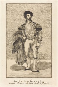 Danseren Don Mariano Camprubi, 1862. av Édouard Manet