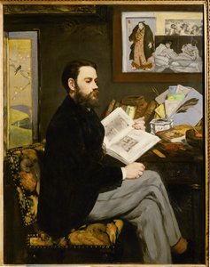 Émile Zola (olje på lerret) av Edouard Manet