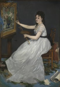 Eva Gonzalès. 1870 av Édouard Manet