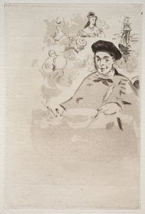 Frontispiece for an edition of Les Ballades by Theodore de Banville   1269310   no       norwegian Successfully Translated  Original: Westward Hoe!, after a drawing by David James Translat: Westward Hoe!, after a drawing by David James 1406591 no norwegian av Édouard Manet