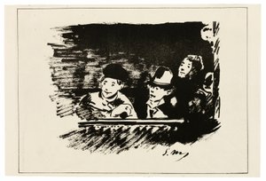I Øvre Galleri av Édouard Manet