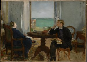 Interiør i Arcachon av Édouard Manet
