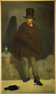 Absintdrikkeren (olje på lerret) av Edouard Manet