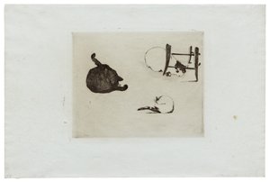 Kattene av Édouard Manet