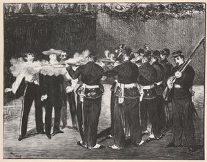 Henrettelsen av Maximilian av Édouard Manet