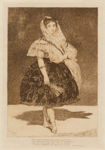 Lola de Valencia av Édouard Manet