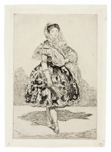 Lola de Valencia av Édouard Manet