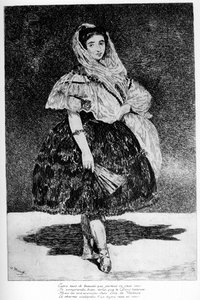 Lola de Valence, c1850-1880 1924 av Édouard Manet
