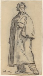 Mann med kappe [recto] av Édouard Manet