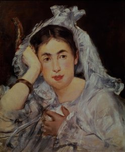Marguerite de Conflans med hette av Édouard Manet
