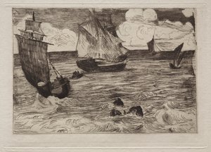 Marine av Édouard Manet