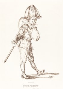 Punchinello, 1874. av Édouard Manet