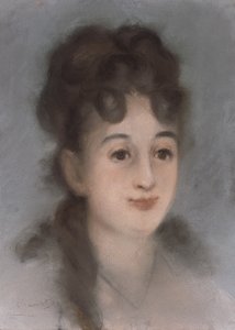 Portrett av Eva Gonzalès av Édouard Manet