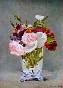 Stilleben med blomster, 1882. av Édouard Manet