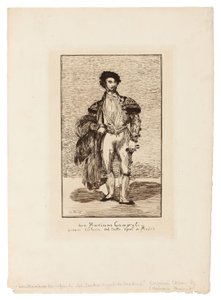Ballettdanseren (Don Mariano Camprubi) av Édouard Manet