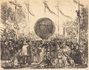 Ballongen, 1862. av Édouard Manet