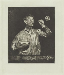 Gutten med såpebobler av Édouard Manet