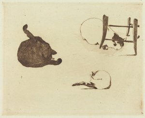 The Cats Les chats, 1869. av Édouard Manet
