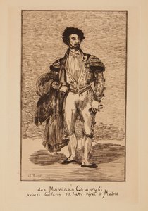 Danseren (Mariano Caprubi) av Édouard Manet