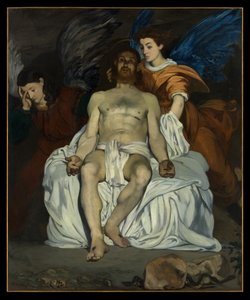 Den døde Kristus med engler av Édouard Manet