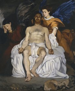 Den døde Kristus med engler av Édouard Manet
