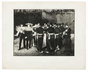Henrettelsen av Maximilian av Édouard Manet