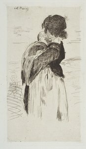Den lille jenta, 1861-62. av Édouard Manet