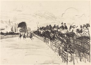 The Races (Les courses) av Édouard Manet