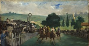 Løpene på Longchamp, 1866 av Édouard Manet