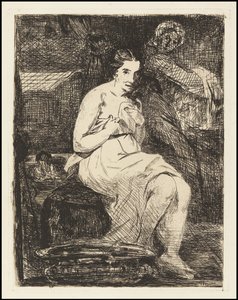 The Toilette, 1862 av Édouard Manet