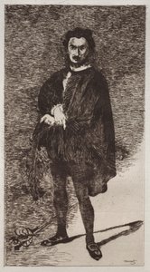 Den tragiske skuespilleren av Édouard Manet