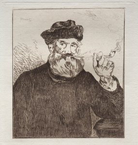 Røykeren (etsing) av Édouard Manet