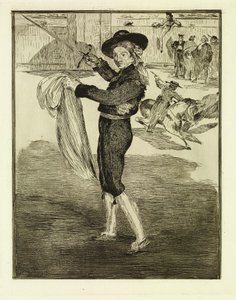 Victorine Meurent i en espadas kostyme av Édouard Manet
