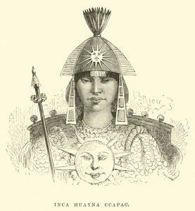 Inca Huayna Capac av Edouard Riou
