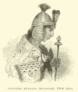 Inti-Cusi Huallpa (Huascar), 13. Inca av Edouard Riou