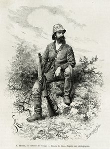 Portrett av Emile Arthur Thouar av Edouard Riou