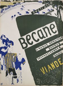 sykkel; Becane, ca. 1894 av Edouard Vuillard