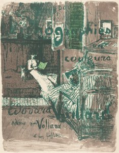 Omslag til albumet "Landskap og interiør" av Edouard Vuillard