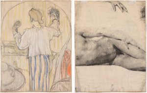 Foran speilet av Edouard Vuillard