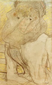 Ung kvinne med fiolett av Edouard Vuillard